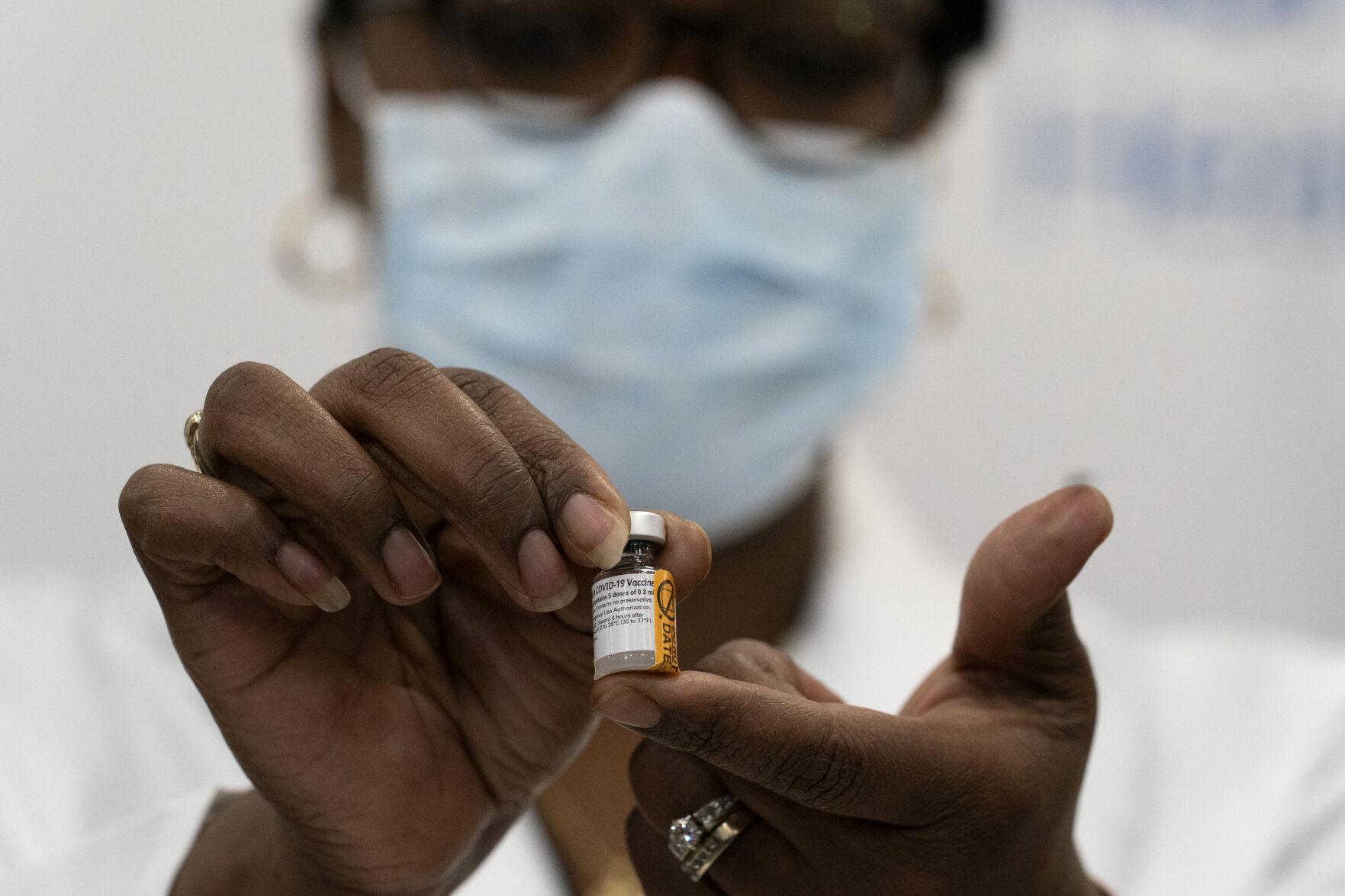 Virus Outbreak Pfizer Vaccine New York